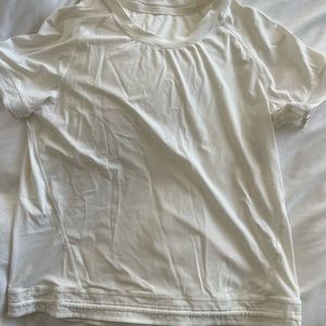 White, lululemon, workout top, size 2